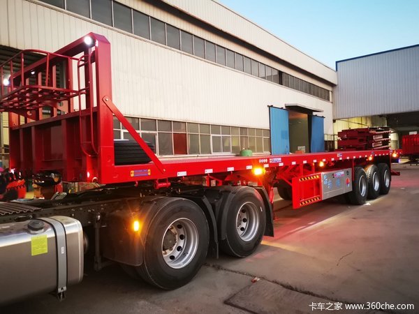 東旭掛車13米平板掛車詳解 叉車作業、分期付款、6.5噸自重及定制價格指南